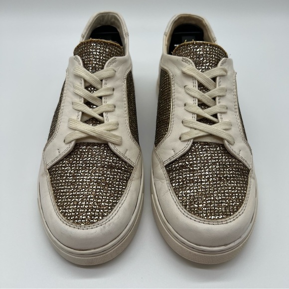 Stuart Weitzman Womens white Lace Up Low Top Athletic Sneaker Shoes Size 6. - Picture 2 of 10